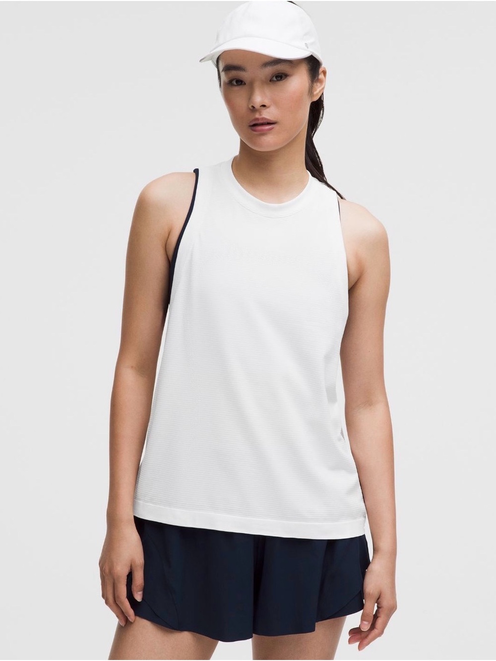 NWT Lululemon Swiftly Relaxed Tank Top Hip Length Size 10 in White